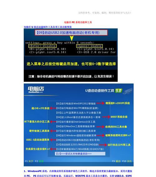 电脑店u盘启动系统教程（教你一步步操作，让电脑重新焕发生机）