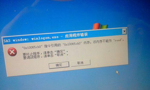 电脑突然应用程序错误的原因分析与解决方法（探索电脑程序错误的常见类型及应对策略）